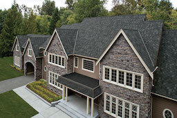 IKO shingles on a residential roof.